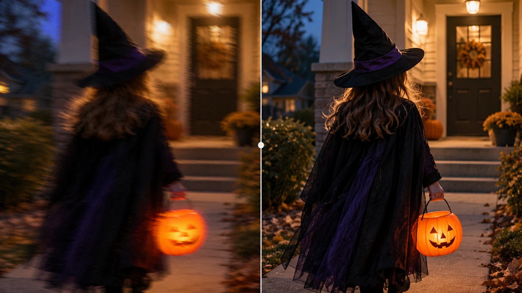 How to Fix Blurry Halloween Photos Taken at Night
